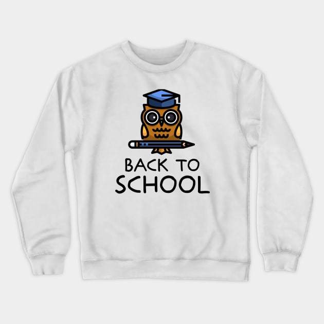 Back to school Crewneck Sweatshirt by abed